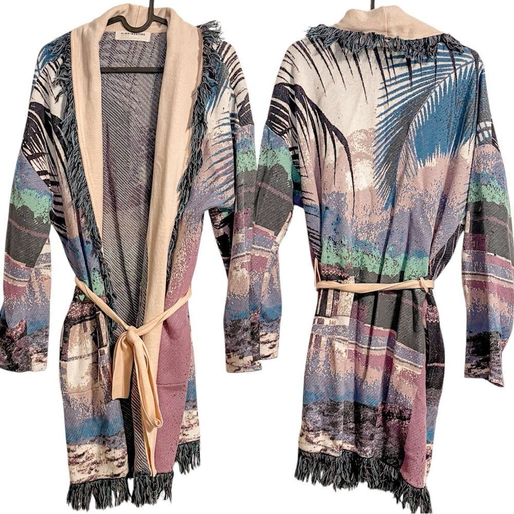 Anthropologie Aldo Martin Moira Fringed Cardigan Sweater - Picture 4 of 7